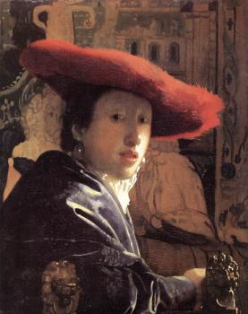 Jan Vermeer : Girl with a Red Hat